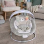 Кресло-качалка Ingenuity InLighten Bouncer Nate (16667): Дополнительные удобства Ремни безопасности, регулируемая спинка, блок с музыкой, дуга с игрушками, Вибрация