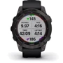 Смарт-часы Garmin Fenix 7 Sapphire Solar Carbon Grey DLC Titanium with Black Band (010-02540-21): Цвет ремешка черный