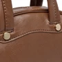 Женская сумка-купол Amelie Galanti коричневая (A991762-brown): Фактура Матовая, Зернистая