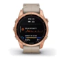 Смарт-часы Garmin Fenix 7S Sapphire Solar Rose Gold Titanium with Limestone Leather Band (010-02539-35): Карты памяти нет