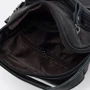 Мужская сумка через плечо Keizer черная (K1335bl-black): Фактура Матовая, Зернистая
