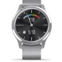 Смарт-годинник Garmin Vivomove Luxe Silver stainless steel case with silver Milanese band (010-02241-03): Сенсорний екран немає