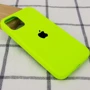 Чехол для iPhone Mobile Case Silicone Case Full Protective Neon Yellow for iPhone 14 Pro: Цвет зеленый