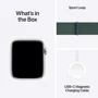 Apple Watch SE 2 2024 40mm GPS Starlight Aluminum Case with Lake Green Sport Loop (MXEH3QH/A) UA фото 7
