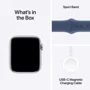 Apple Watch SE 2 2024 40mm GPS Silver Aluminum Case with Denim Sport Band - M/L (MXED3QH/A) UA фото 7
