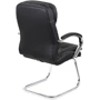 Крісло конференційне АКЛАС Валенсія CF (XY-7004G-1) Чорний (PU Black) (00161482)