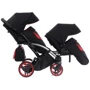 Универсальная коляска для двойни 2 в 1 Junama Diamond S-line Duo Slim 01: Пол ребенка Унисекс