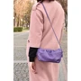 Женская сумка через плечо ARTiS Bags фиолетовая (1722510): Фактура Матовая, Зернистая