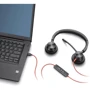 Наушники Plantronics Blackwire 3320-M USB-A (214012-01): Тип крепления оголовные