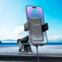 Держатель Hoco Car Holder Wireless Charger 15W HW9 Black фото 5