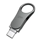 USB-флешка Silicon Power 128GB DriveMobile C80 USB 3.1 + Type-C Silver (SP128GBUC3C80V1S)
