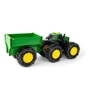 Іграшковий трактор John Deere Kids Monster Treads з причепом та великими колесами (47353): Рекомендований вік від 3 років