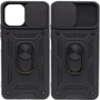 Чохол для телефона Mobile Case Camshield Serge Magnetic Ring Black для Samsung A035 Galaxy A03