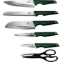 Набор кухонных ножей Berlinger Haus Emerald Collection 7 предметов (BH 2794): Метериал лезвия Нержавеющая сталь