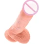Фаллоимитатор на присоске King Cock 8, 20x5 см, телесный