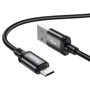 Кабель Hoco USB Cable to MicroUSB X89 Wind 2.4A 1m Black