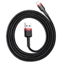 Кабель Baseus USB Cable to Lightning 2.4A 1m Red/Black (CALKLF-B19)