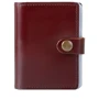 Жіноча візитниця DNK Leather бордова (DNK-Cards-Kcol-PR): Матеріал Натуральна шкіра