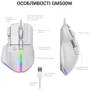 Мышь GamePro GM500 White: Эргономика для правой руки