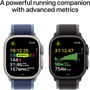 Apple Watch Ultra 3 GPS + Cellular 49mm Natural Titanium Case with Natural Titanium Milanese Loop - Medium (MEWY4)