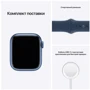 Б/У Apple Watch Series 7 41mm GPS Blue Aluminum Case With Abyss Blue Sport Band (MKN13) Approved Grade B фото 4