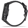 Смарт-часы Garmin Fenix 7X Pro Sapphire Solar Carbon Grey DLC Titanium with Black Band (010-02778-11): Особенности Тактические, Гибридные, Барометр, Фонарик, Бесконтактная оплата, MP3-плеер, Водонепроницаемые, Большой экран, Металлический корпус, С сапфировым стеклом, Солнечная батарея, С большой автономностью