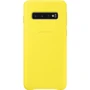 Аксессуар для смартфона Samsung Leather Cover Yellow (EF-VG973LYEGRU) for Samsung G973 Galaxy S10