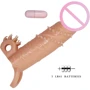 Насадка на член LYBAILE Pretty Love Connor Penis Extended Sleeve Flesh Vibro