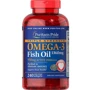 Puritan's Pride Triple Strength Omega-3 Fish Oil 1360 mg 240 caps