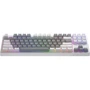 Клавиатура HATOR Rockfall 2 Mecha Signature Edition White/Grey/White (HTK-521-WGW): Подключение проводное