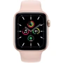 Apple Watch SE 44mm GPS + LTE Gold Aluminum Case with Pink Sand Sport Band (MYEP2): Екран OLED LTPO (1000 кд / м²) з технологіями Retina / 448x368 пікселів / захисне скло Ion-X підвищеної мі