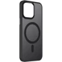 Чехол для iPhone Mobile Case TPU+PC Metal Buttons with MagSafe Colorful Black for iPhone 15 Pro Max