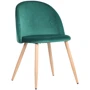 Стул обеденный AMF Sherry beech/green velvet (545869)