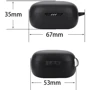 Чехол BeCover Silicon Case Black (710955) for JBL Live Pro 2: Материал Силикон