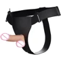 Страпон с вибрацией LYBAILE Ultra Passionate Harness Strap On RealDeal 7.6" (BW-022087ZR)