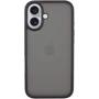 Чехол для iPhone Mobile Case TPU+PC Metal Buttons Black for iPhone 16