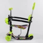Самокат Best Scooter с защитным бампером салатовый (S 6732): Тип колес литые