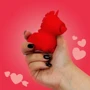 Вібратор-єдиноріжка Unihorn - Cupid's Beau, що масажує язичок-серце