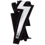 Ремень гитарный D`ADDARIO 25LNBT00 Lightning Bolt Suede Guitar Strap (Silver)