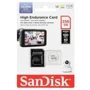 Карта памяти SanDisk 256GB microSD Сlass 10 UHS-I U3 V30 High Endurance + adapter (SDSQQVR-256G-GN6IA)