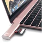 Адаптер Satechi Adapter USB/USB-C to micro SD+SD Rose Gold (ST-TCCRAR): Колір рожевий