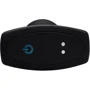 Анальная пробка с вибрацией Rimmers Slim R Smooth Rimming Plug With Remote (черный)