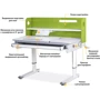 Детский стол Mealux Denver Plus Green (арт.BD-660 Z Plus) фото 9