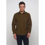 Рубашка H&M 4921355 48 хаки с длинным рукавом