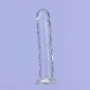 Прозрачный фаллоимитатор на присоске ADDICTION Vertical Dong 7″ (вибропуля в подарок)