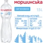 Вода Моршинська минеральная природная столовая негазированная 6х1.5 л (DS48200170007106): Вид Вода