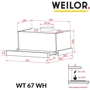 Витяжка WEILOR WT 67 WH фото 10