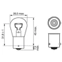Галогенная автолампа Bosch PY21W Pure Light 12V 21W (1987301018) фото 2