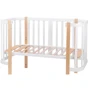 Детская кроватка Babyroom Луна 120x60 см белый - светлый (натуральный) (625643)