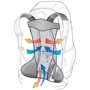 Рюкзак Рюкзак Deuter AC Lite 14 SL колір 5026 maron (3420016 5026): Колір бордовий